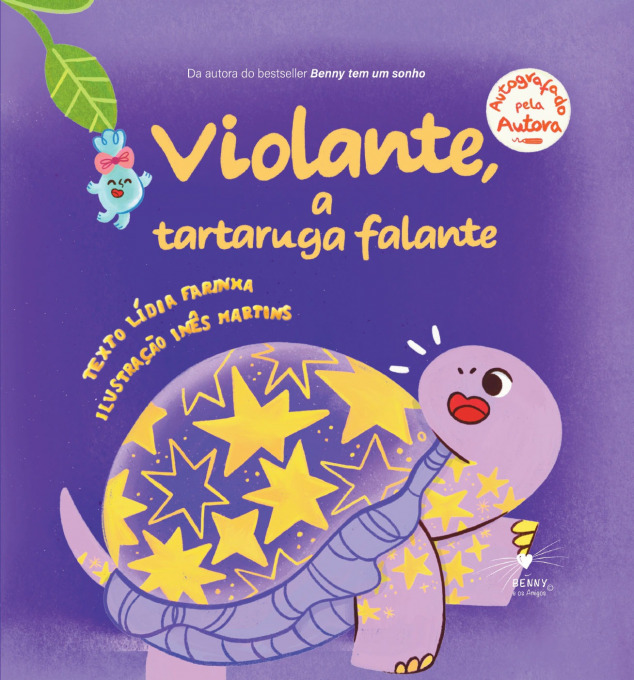 Capa do livro Violante, a Tartaruga Falante